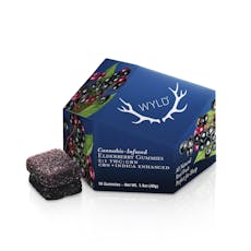 Wyld: 100mg Gummies - 2:1 THC:CBN Elderberry