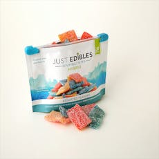 Just Edibles | Blue Raspberry Sour Long Belt 100mg
