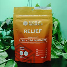 100mg CBD + 20mg CBG Gummies - Relief