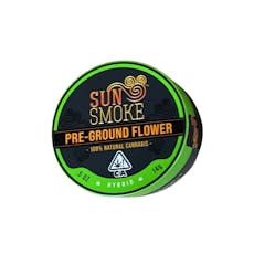 Sun Smoke Pre-Ground Flowers - Hybrid Blend (14g)