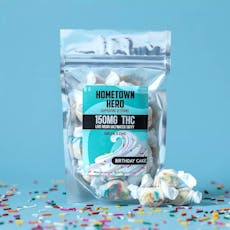 Delta-9 Live Rosin Taffy - Birthday Cake - 15mg - Indica