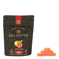 Enlighten Gummies - Hybrid - Blood Orange 100mg