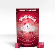 SPACE GODS GRAPE 300 MG THC CBD 10 CT