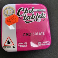 Cbd isolate tablets