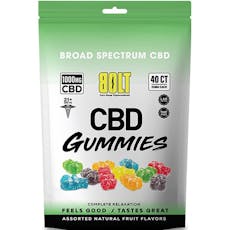 BOLT CBD GUMMIES 1000MG 40CT