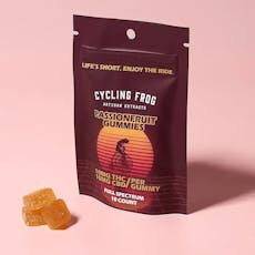 100MG Delta 9 THC + 100 CBD Gummies - Passionfruit