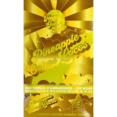 Happy Fruit Pineapple Ochos Locos - Delta 9 Max Live Rosin Gummies