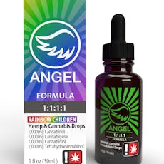 Angel 1:1:1:1 (THC/CBD/CBN/CBG) Rainbow Children Tincture