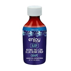800mg THC + CBN Live Rosin Sleep Syrup (Indica)