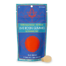Blue Dream Live Rosin Gummies Delta-9 5mg + CBD