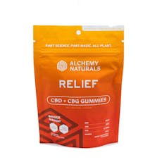 Alchemy Naturals Relief CBD and CBG Gummy