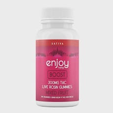 Enjoy Boost Live Rosin Boost Delta 9 THC Gummies 300mg 25ct (Sativa)