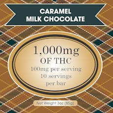 10mg Mini Caramel Milk Chocolate Bar