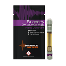 Magnitude Indica Blueberry Live Terp Cart 1g