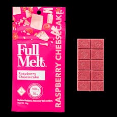 Full Melt Raspberry Cheesecake Bar THC 100mg