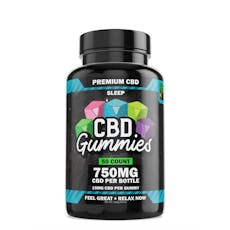 HEMP BOMBS SLEEP CBD GUMMIES 750MG 50CT