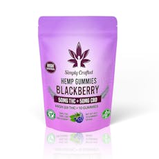 THC + CBD High Spectrum Gummies | Blackberry