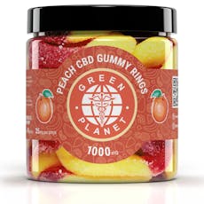 Peach Gummy Rings 1000mg