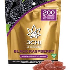 20 - Delta 9 THC Gummies - Black Raspberry