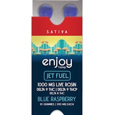 Enjoy: Jet Fuel 100mg Live Rosin THC + THCp Gummies