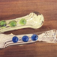 3.5" 3-Marble Swirl Chillum