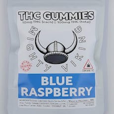 Gummies - THC - 100mg - Blue Raspberry