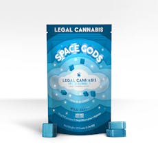 SPACE GODS WILD BERRY 300MG THC CBD 10 CT