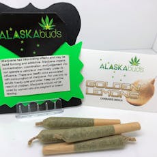 Golden Lemons 20.29% THC 0.5g Joint By ALASKAbuds Grow