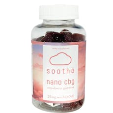 Soothe: Nano CBG Strawberry Gummies