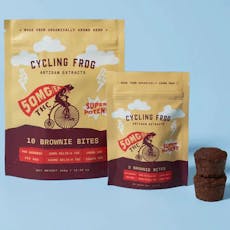 Cycling Frog 50mg Delta 9 THC 100mg CBD Brownie Bites