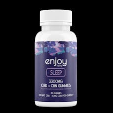 Full Spectrum CBD 3300mg Sleep Gummies + CBN + Ashwaghanda + Lavender + Passionflower