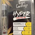 Hyper Delta-10 THC Vape Cartridge - Sour Diesel