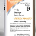 2000mg Delta-8 THC Lean Syrup - Peach Mango