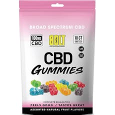 BOLT CBD GUMMIES 100MG 10CT