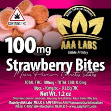 Strawberry Bites - 100mg