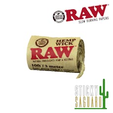 Raw Hemp Wick(10ft)