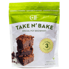 Take N’ Bake Special Pot Brownies | 12 Brownies | 600mg Total THC