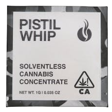 Pistil Whip GMO Live Rosin Badder 1g