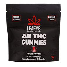 Delta 8 THC Gummies – Fruit Punch – 2000mg