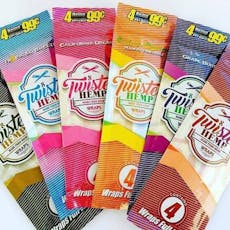 Twisted Hemp | Hemp Wrap 4pk