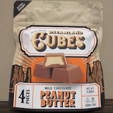 Dreamland | Milk Chocolate Peanut Butter Cubes 40mg