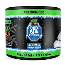 HEMP BOMBS CBD PAIN FREEZE RUB 400MG
