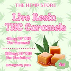 The Hemp Store 40mg Delta 9 THC Caramel 5ct