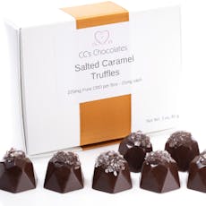 CC’s Salted Caramel Chocolate Truffles with Pure CBD