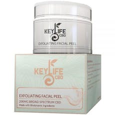Keylife CBD Facial Exfoliating Gel Broad Spectrum – 200mg