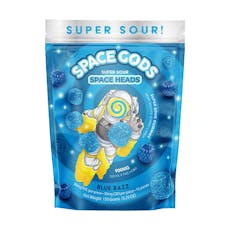 Space Gods Space Heads Super Sour Gummies | Blue Razz