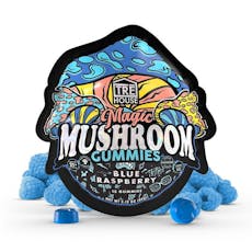 Blue Raspberry Magic Mushroom Gummies