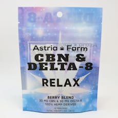 CBN 300 Mg & Delta 8 300 Mg Gummies Berry Blend