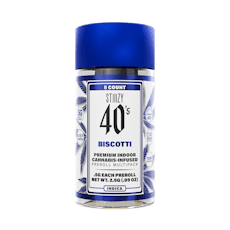 Stiiizy 40s Multi Pack Preroll - Biscotti (2.5g/5-pack Indica)