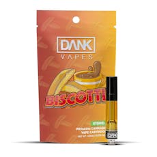 Dank Cartridge - Biscotti (1g Hybrid) *NEXTDAY DELIVERY ONLY*